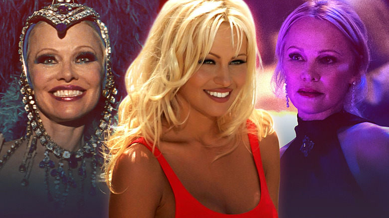 Pamela Anderson takes the stage as Shelly Gardner in The Last Showgirl, hits the beach as CJ Parker on Baywatch, and gets awkwardly intimate as Beth Davenport in The Naked Gun