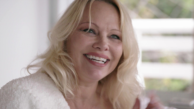 Pamela Anderson reflects upon her life in "Pamela, a Love Story