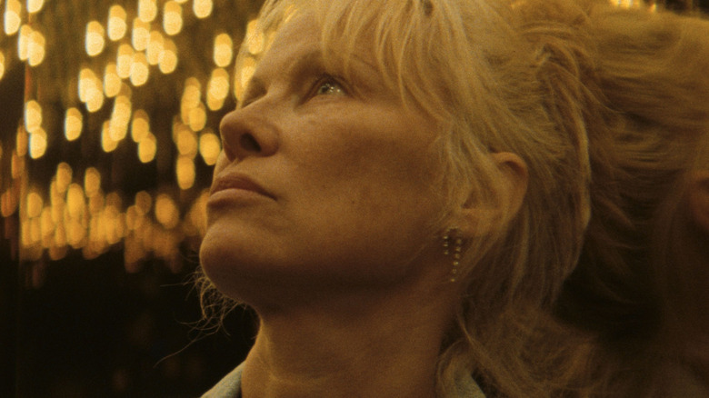 Shelly Gardner (Pamela Anderson) worries about her future in The Last Showgirl.