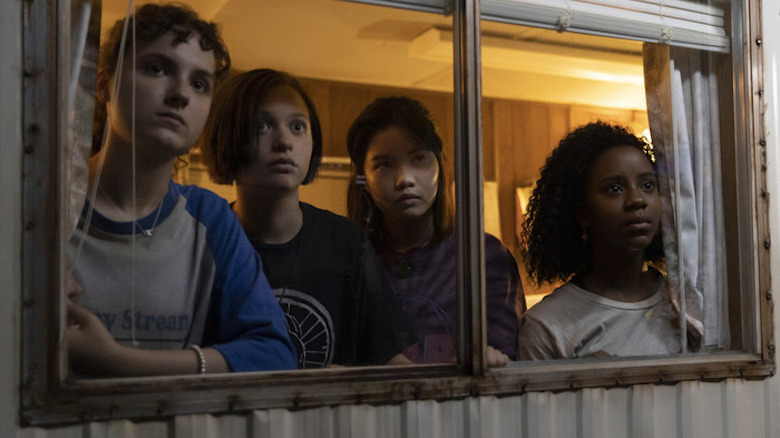 Fina Strazza, Sofia Rosinsky, Riley Lai Nelet, and Camryn Jones in "Paper Girls"