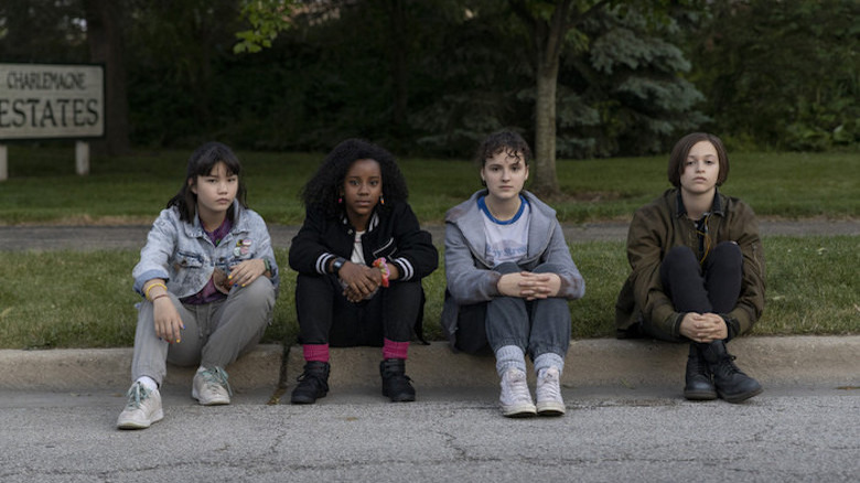Riley Lai Nelet, Camryn Jones, Fina Strazza, and Sofia Rosinsky in "Paper Girls"