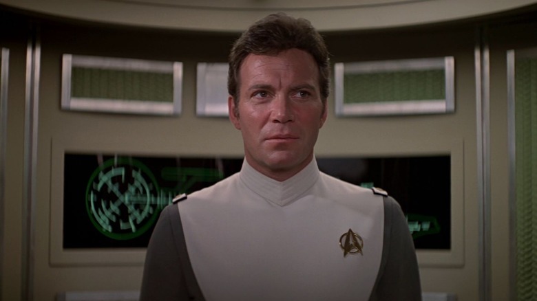 Admira Kirk stepping onto the bridge in Star Trek: The Motion Picture