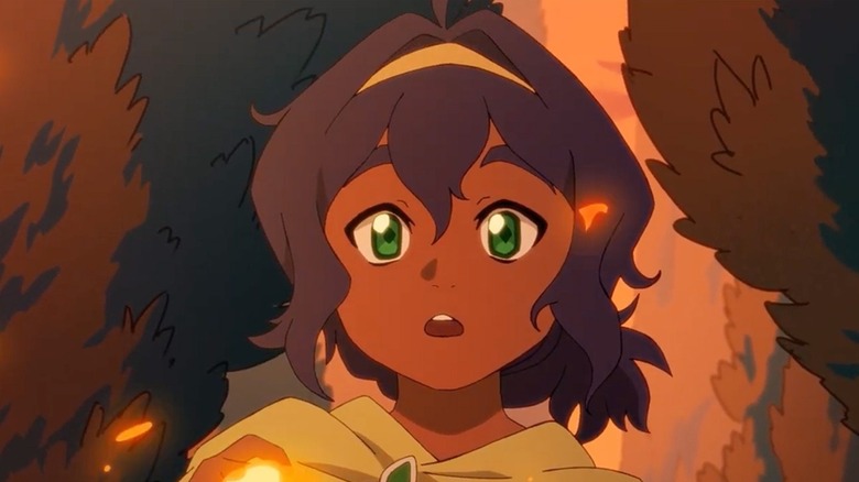 Pavi with a look of bewilderment in Avatar: Seven Havens