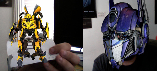 tranformers augmented reality