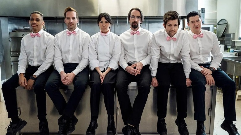Tyrel Jackson Williams, Ryan Hansen, Zoe Chao, Martin Starr, Adam Scott, Ken Marino