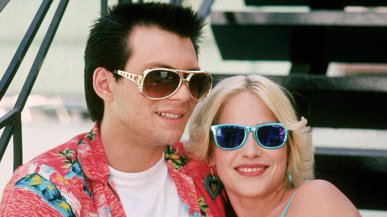Christian Slater and Patricia Arquette in True Romance