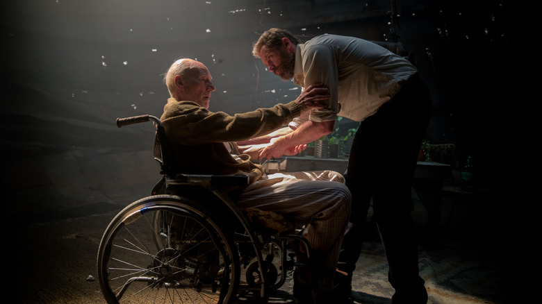 Logan Wolverine and Professor X