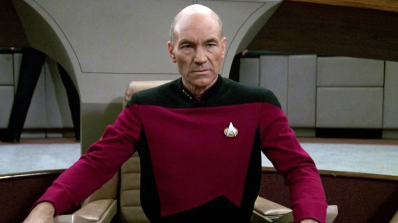 Sir Patrick Stewart as Jean-Luc Picard in Star Trek: The Next Generation