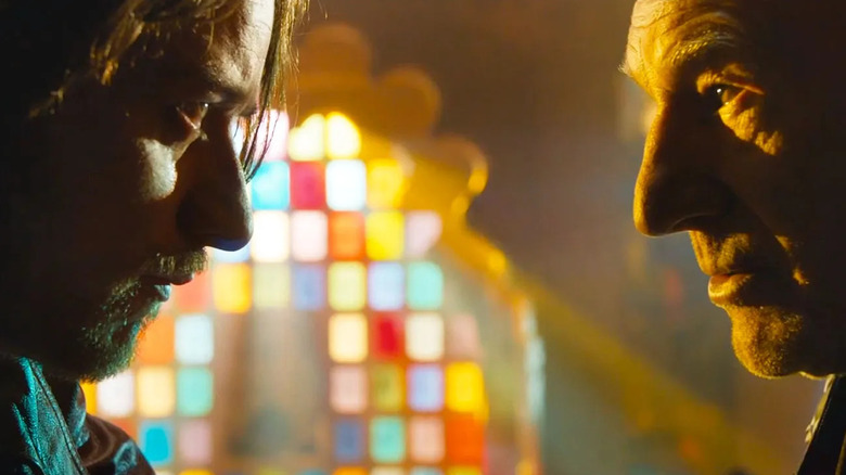 Young Charles Xavier and future Charles Xavier face to face in X-Men: Days of Future Past