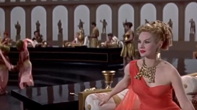 A woman at a Roman orgy in The Silver Chalice