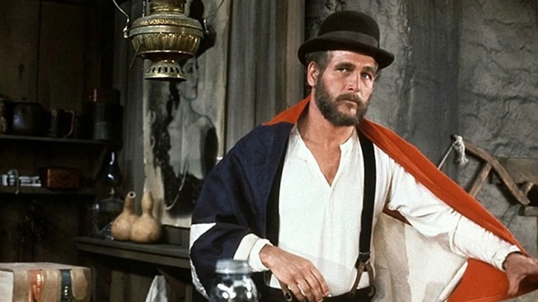 Paul Newman sports the red, white and blue as Judge Roy Bean in The Life and Times of Judge Roy Bean