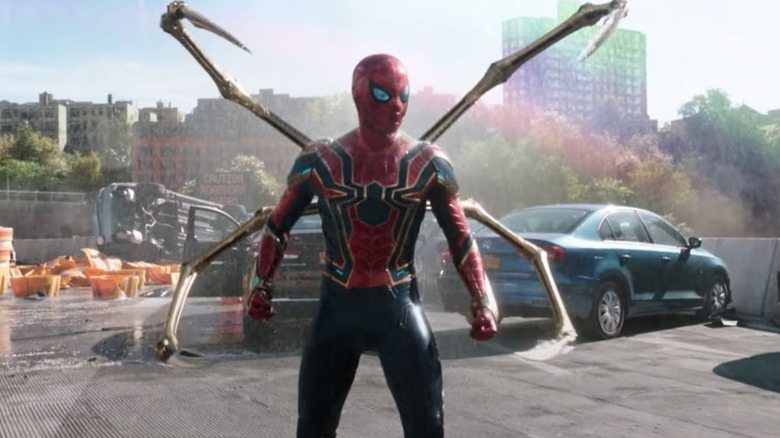 Spider Man Shows Mechanical Legs