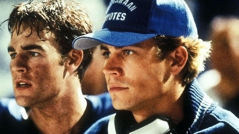 James Van Der Beek and Paul Walker in Varsity Blues