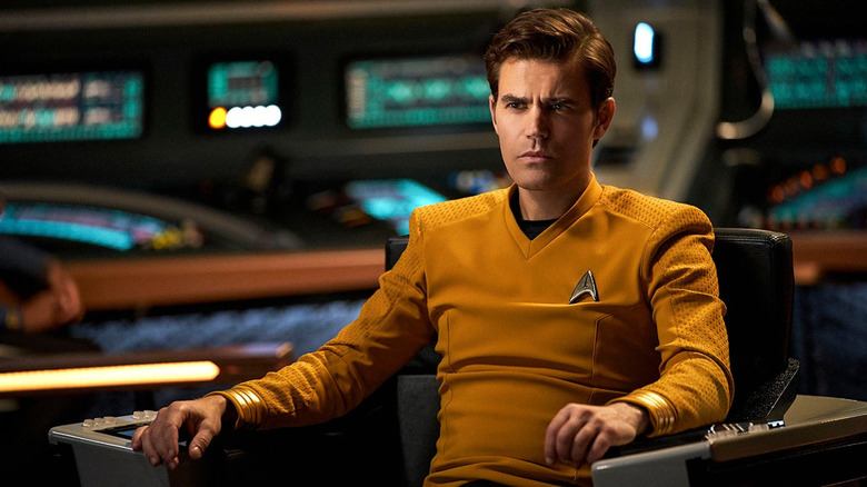 Paul Wesley as Captain Kirk in Star Trek: Strange New Worlds