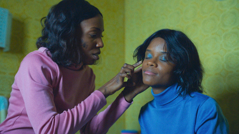 Tamara Lawrance and Letitia Wright in The Silent Twins