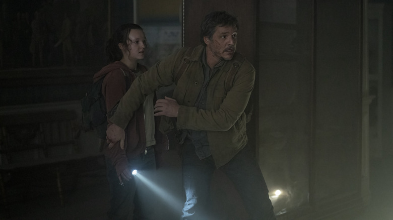 Bella Ramsey and Pedro Pascal in The Last of Us