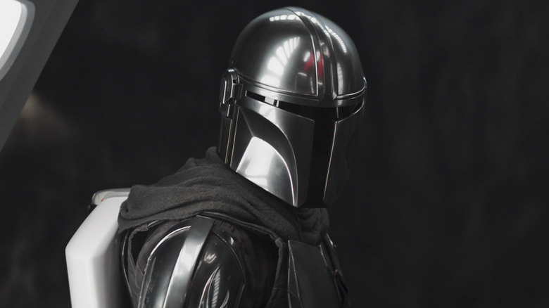 Din Djarin wearing his armor in the Mandalorian season 3 finale