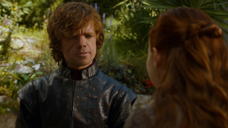 Peter Dinklage and Sophie Turner in Game of Thrones