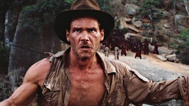 Harrison Ford in Indiana Jones and the Temple of Doom