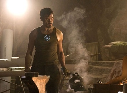 Robert Downey Jr. forges Iron Man Armor