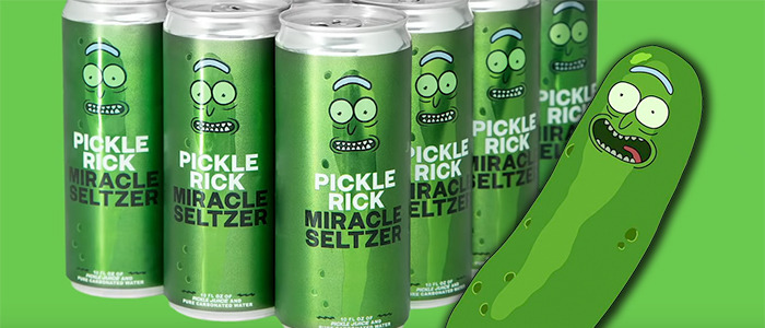 Pickle Rick Miracle Seltzer