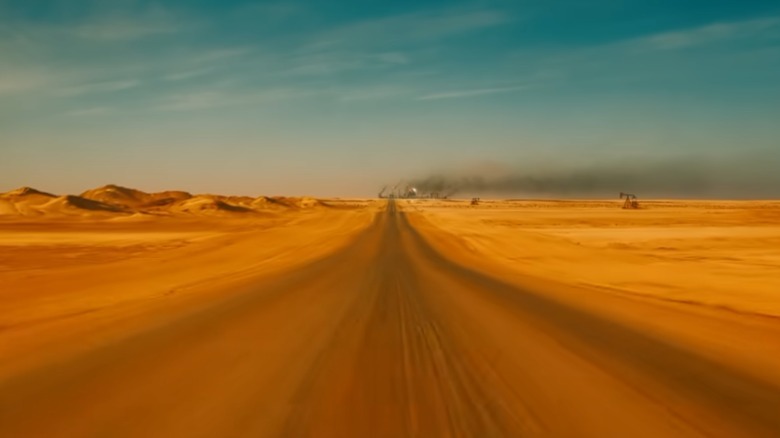 The open landscape in Mad Max: Fury Road