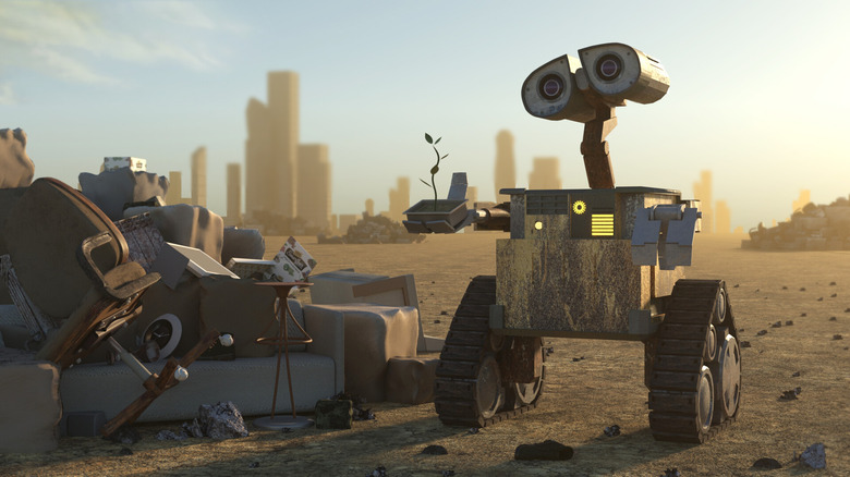 "Wall-E" tells the story of a robot left-behind on planet Earth