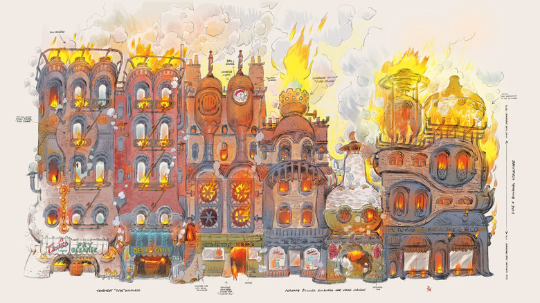 Elemental Firetown Concept Art