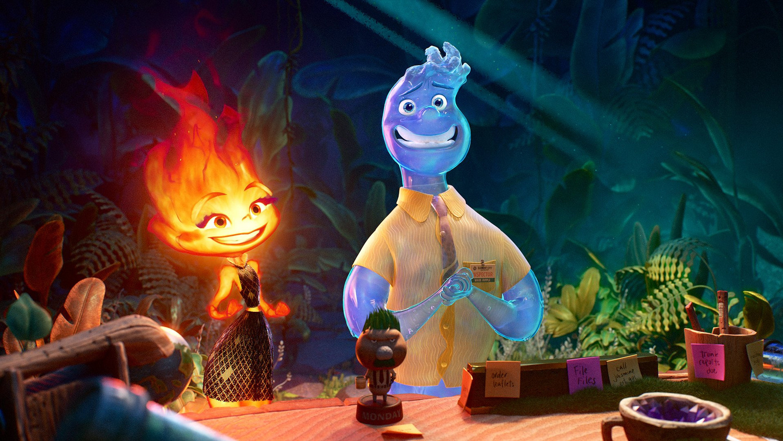 Pixar's Elemental Footage Description: Can Fire And Water Mix? [D23]