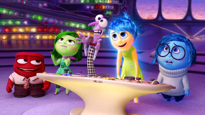 Core emotions at the console in Inside Out