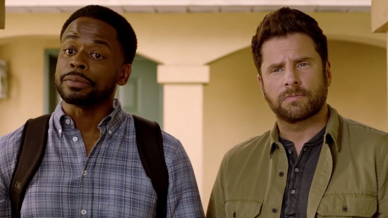 Dule Hill and James Roday Rodriguez in Psych