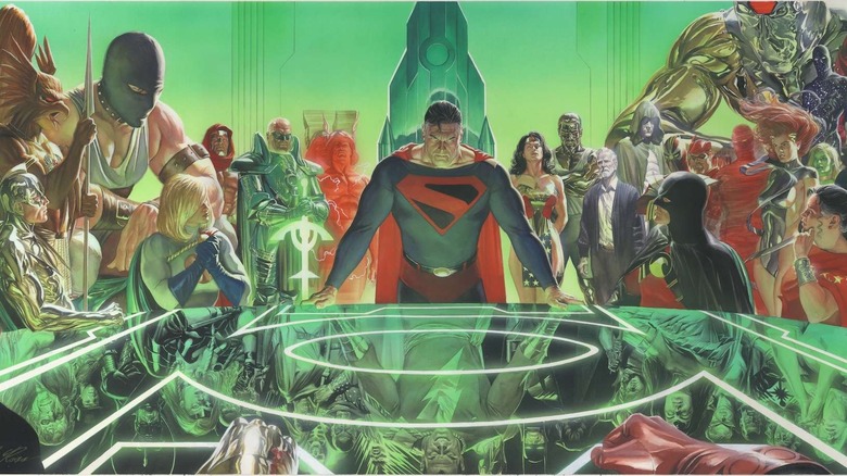 Kingdom Come banner by Alex Ross