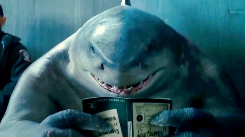 King Shark reading