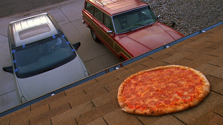 Een pizza op het dak in Breaking Bad