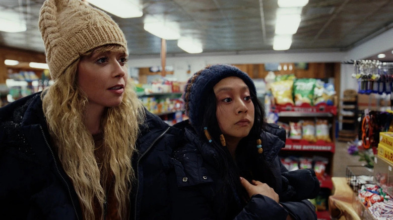 Natasha Lyonne and Stephanie Hsu in Poker Face