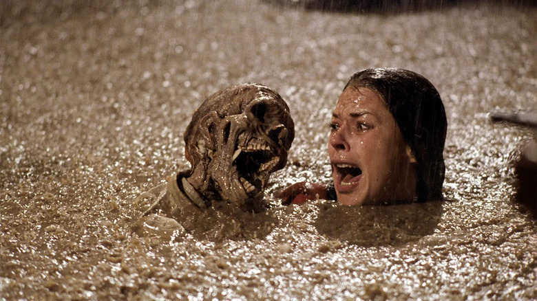 Poltergeist skeletons swimming pool