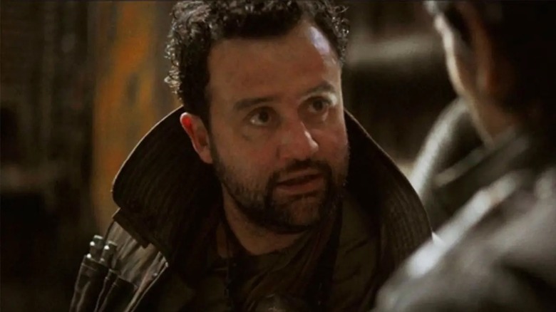 Tivik speaking to Cassian in Rogue One: A Star Wars Story