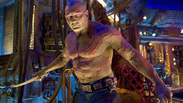 Drax the Destroyer is ready for battle in Guardians of the Galaxy Vol. 2