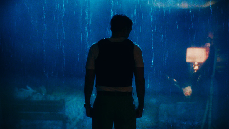 Chris Hansen looks out a window at the rain in Primetime