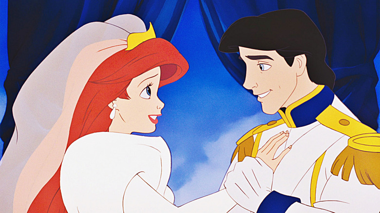Ariel and Eric in The Little Mermaid