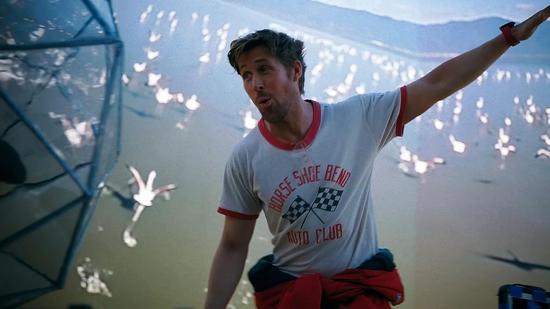 Dr. Grace showing Rocky a movie in Project Hail Mart