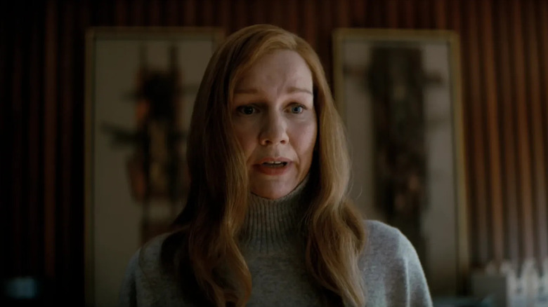 Sandra Huller as Eve sitting at her desk in Project Hail Mary