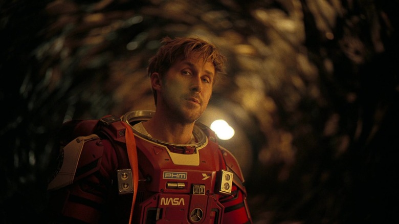 Ryan Gosling's Rylan Grace stands in a tunnel in Project Hail Mary
