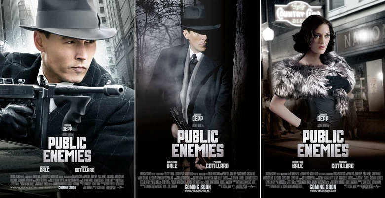 Public Enemies Character posters