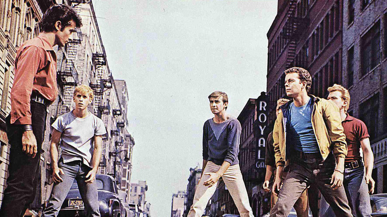 five men in West Side Story