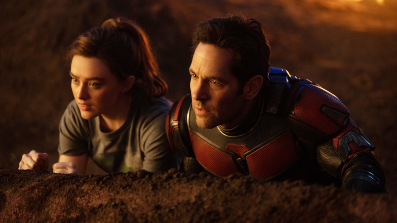 Kathryn Newton and Paul Rudd in Ant-Man and the Wasp: Quantumania