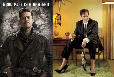 basterds poster tarantino heels