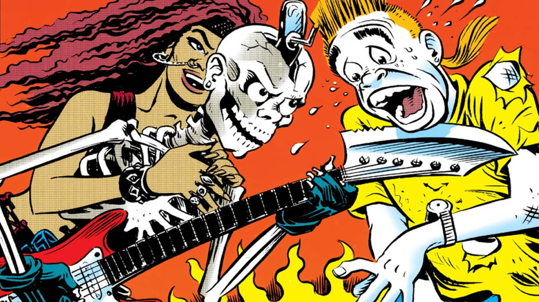 De cover van Mort the Dead Teenager #2