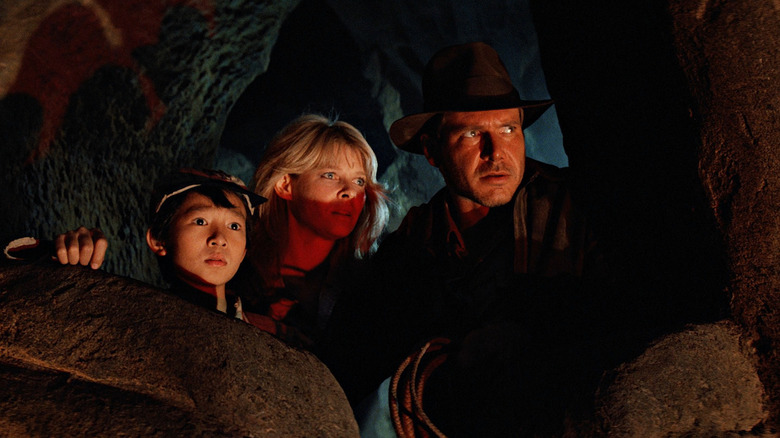 Indiana Jones and the Temple of Doom Harrison Ford Ke Huy Quan Kate Capshaw