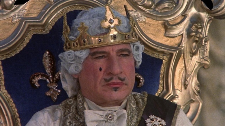Mel Brooks as Louis XVI knows it's good to be the king in History of the World, Part I